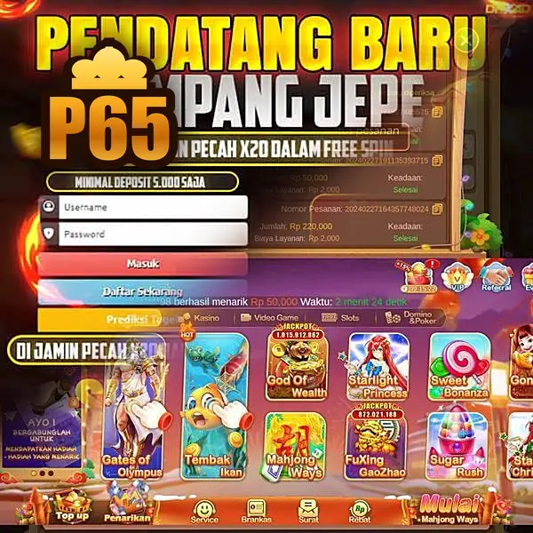 p65 Masuk - p65 Resmi
